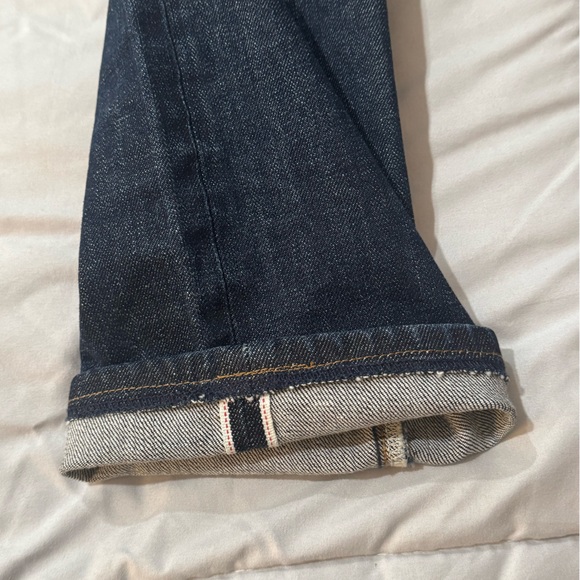 JCrew 484 selvedge slim fit jeans. 30W - Picture 3 of 4